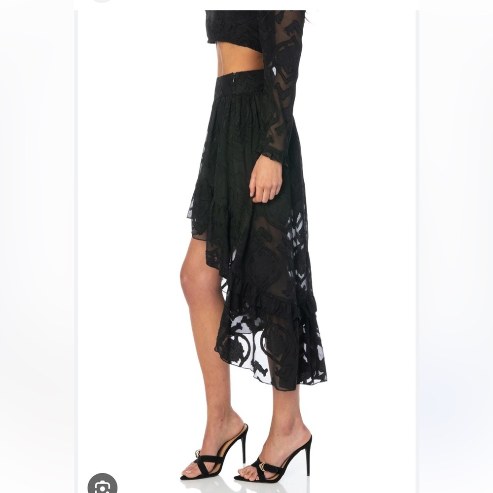 NWT HYPEACH Boutique High-Low Lace Skirt - Picture 3 of 9